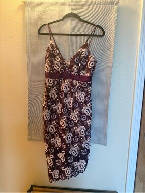 Bardot lace overlay dress-NWOT